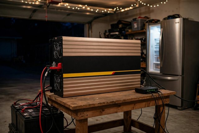 Inverter in home backup use during an outage